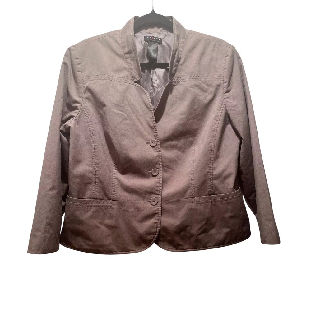 Axcess And Liz Claiborne Women's‎ Stretch Button Up Blazer Size 16